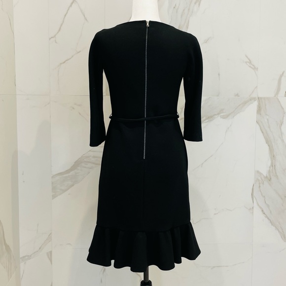 Dolce & Gabbana Wool Ruffle Hem Dress - Picture 3 of 10